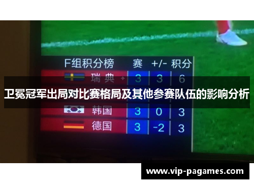 卫冕冠军出局对比赛格局及其他参赛队伍的影响分析