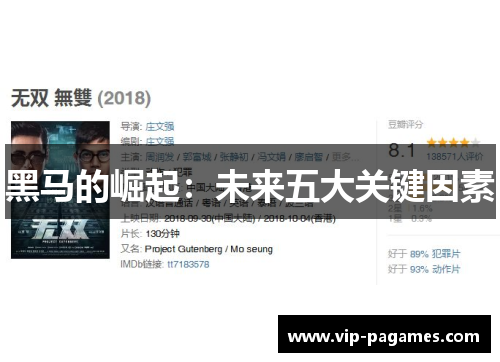 黑马的崛起：未来五大关键因素